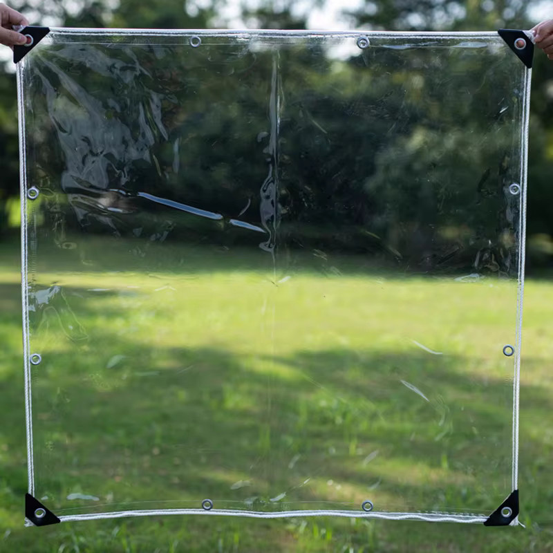 Transparente PVC-Plane für Balkon und Garten als wasserdichte Abdeckung für Sukkulenten und Pflanzen - Bild 6
