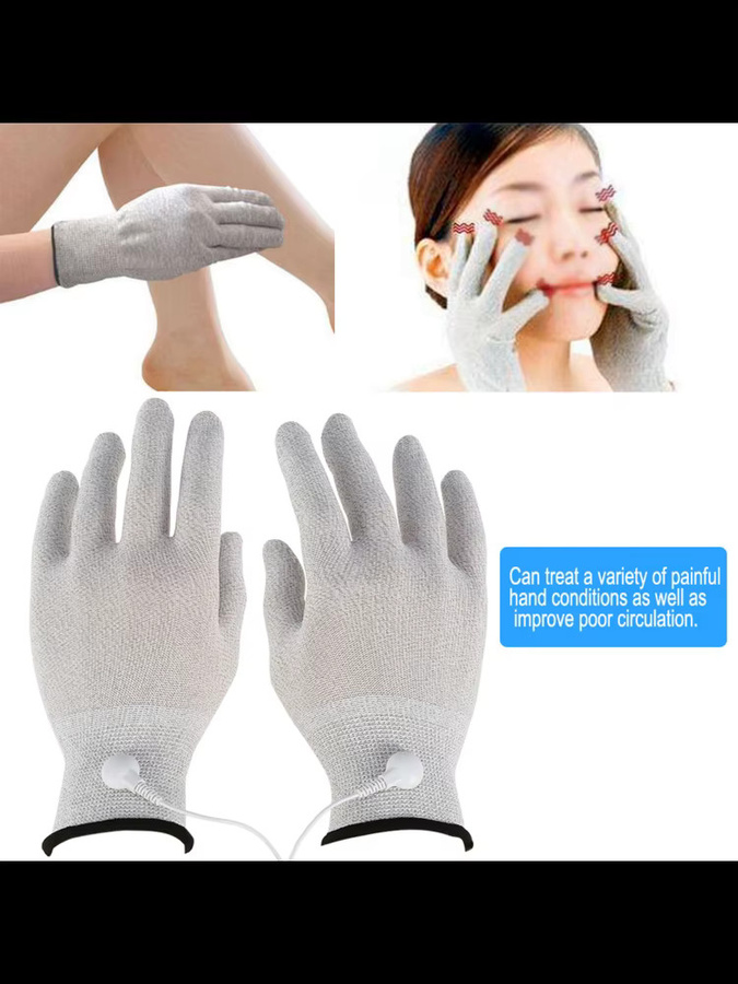 TMISHION Gesichtsmassage-Handschuhe, Unisex, 1 Paar - Bild 2