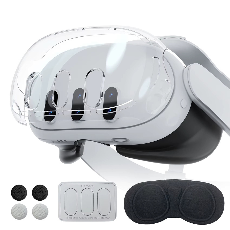 Aolion Schutzhüllen-Set aus klarem TPU für Meta Quest 3 und Meta Quest 3s VR-Zubehör - Bild 4