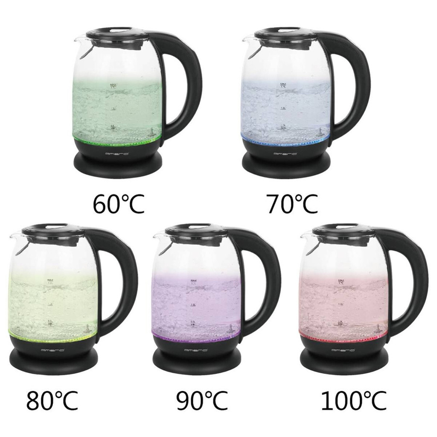 Emerio Glas-Wasserkocher WK-119255.5 in Schwarz mit 1,7 l Volumen - Bild 4