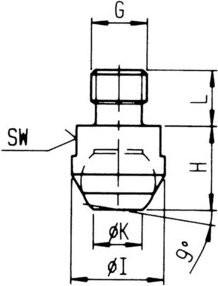 AMF Stufenpratze Nr. 7000 Größe 2x14mm - Bild 1