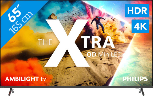 Philips Ambilight 65 Zoll Mini LED 4K UHD Smart TV in Schwarz - Bild 1