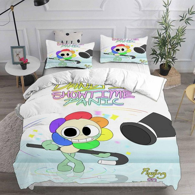 Dandy's World Bettwäsche-Set mit Bettbezug und Kissenbezug, mehrfarbig, B/H: 135 x 200 cm - Bild 1