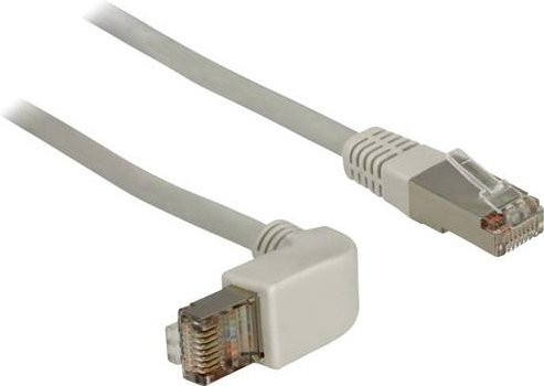 Delock RJ45 Patchkabel CAT 6 S/FTP Ethernet LAN Kabel Grau, Länge: 0,50 m - Bild 1