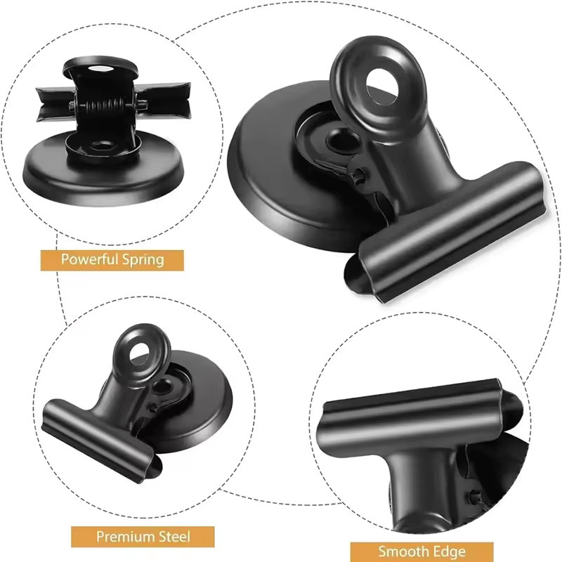 Mognot Kühlschrankmagnete aus Metall in Silber als robuste magnetische Clips für Whiteboard, Büro und Spind - Bild 4