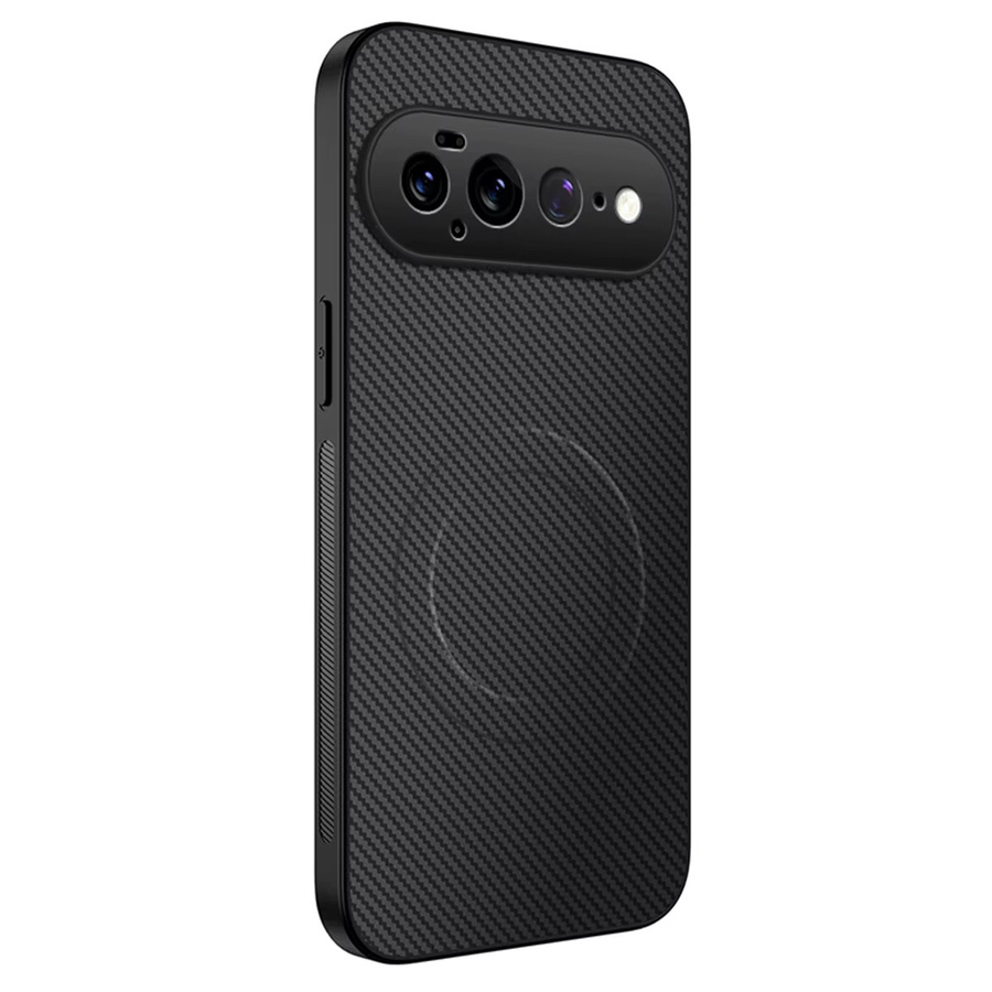 MagSafe Magnetische Handyhülle aus Kohlefaser-Leder für Google Pixel 11 10 9 Pro XL 8 7 6 Pro in Schwarz - Bild 6