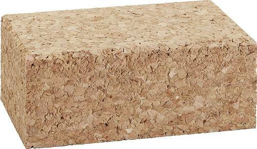 Kwb Handschleifklotz aus Kork in Braun, B/T/H: 8 x 12 x 4 cm - Bild 1