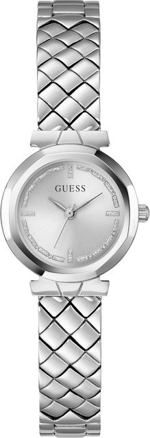 Guess Damenuhr Mini Rumour, Quarz, Edelstahl, 26 mm, Silber - Bild 1