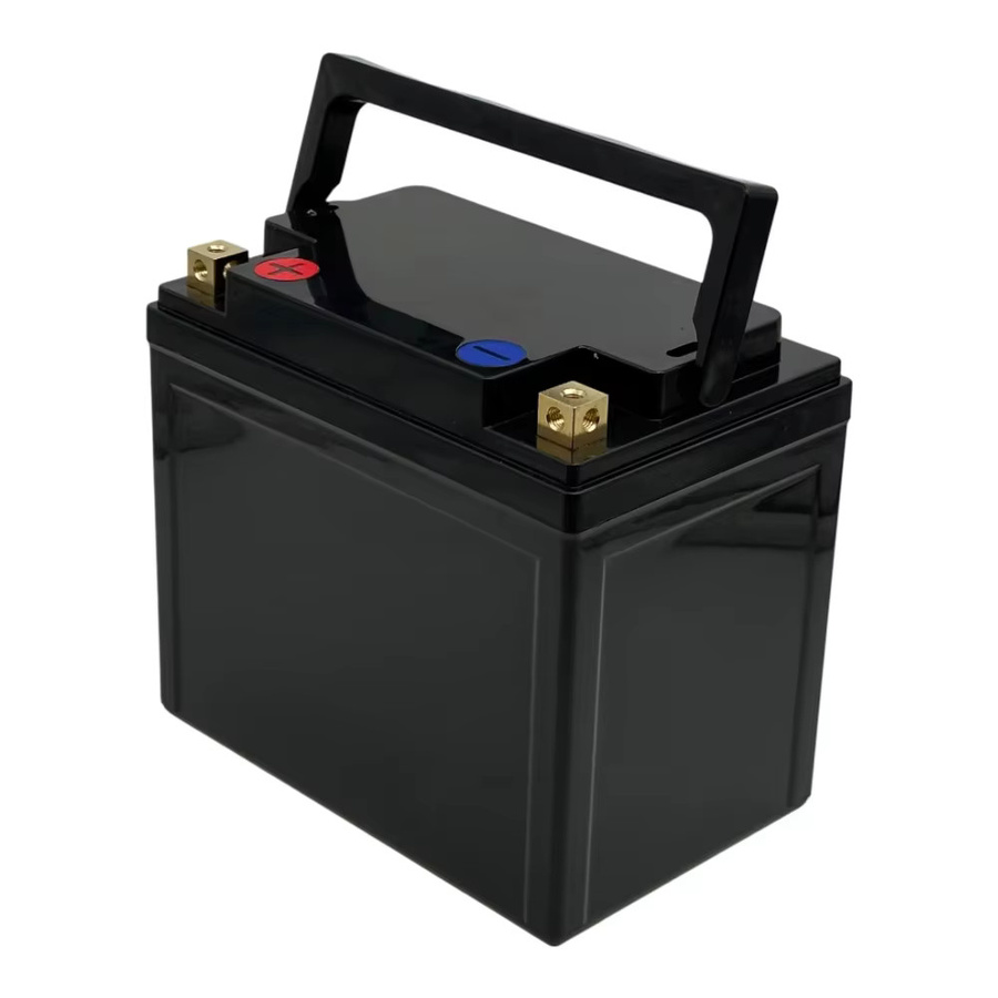 Turmera Motorrad-Batterie-Aufbewahrungsbox in Schwarz für 18650 32700 33140 Batterien als 12 V Ersatz für Blei-Säure-Batterien - Bild 2
