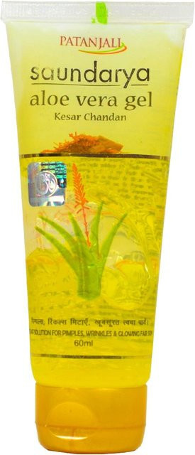 Soundarya Aloe Vera Kesar Gesichtsgel, 60 ml, für trockene Haut - Bild 1