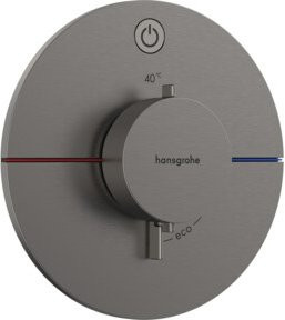 Hansgrohe Thermostat ShowerSelect Comfort S UP Unterputz-Duschthermostat mit Safety Stop in Brushed Black Chrome - Bild 1