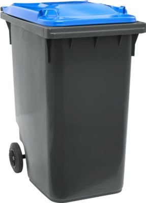 SSI Schäfer Mülltonne GMT, 360 l, fahrbar, schwarzblau - Bild 1