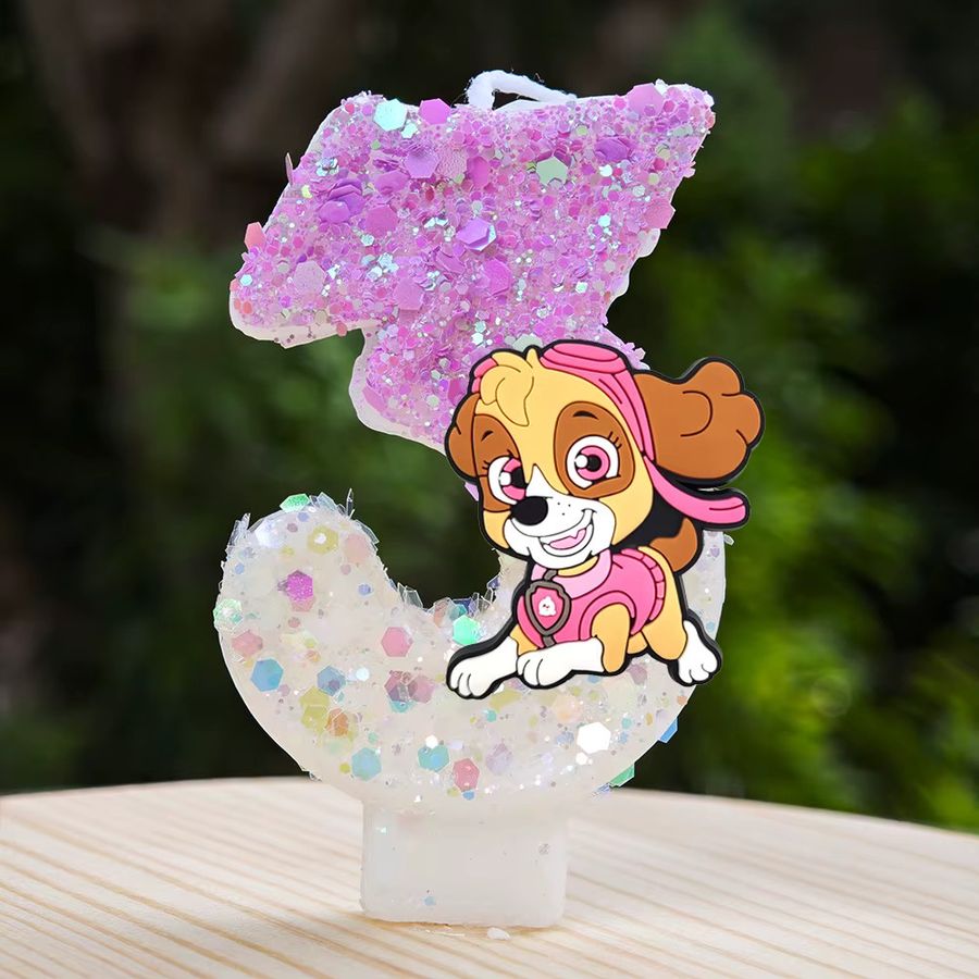 PAW Patrol Skye Geburtstagskerze für Kuchen und Torten Dekoration - Bild 2