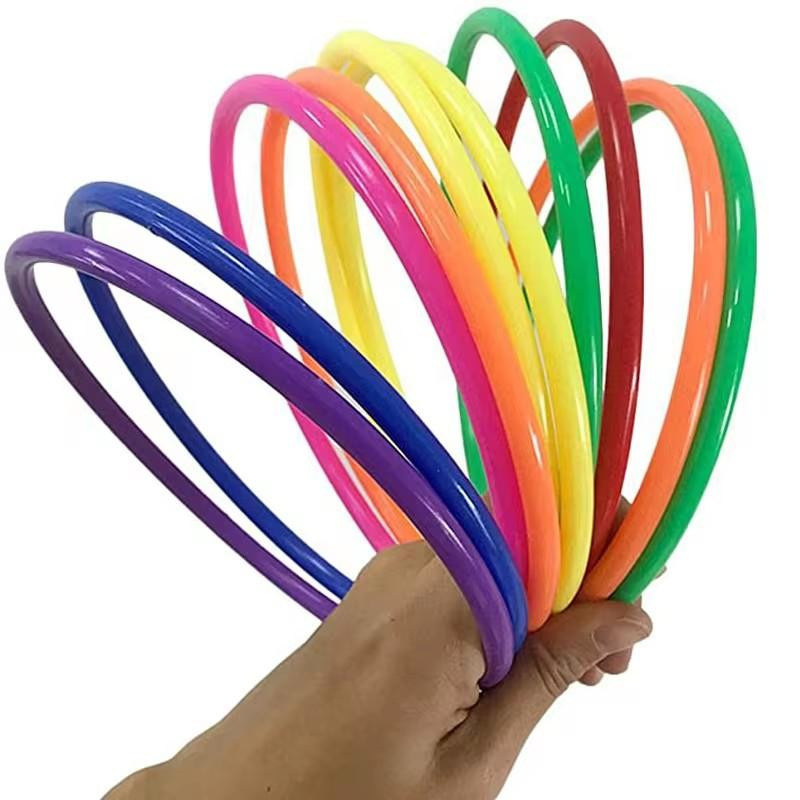 Yiran bag Zielwurf Wurfringe Kunststoff 10-teiliges Set bunt/mehrfarbig - Bild 2