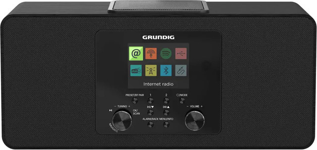 Grundig DTR 6100 2.1 DAB+ Internetradio mit Bluetooth in Schwarz - Bild 1