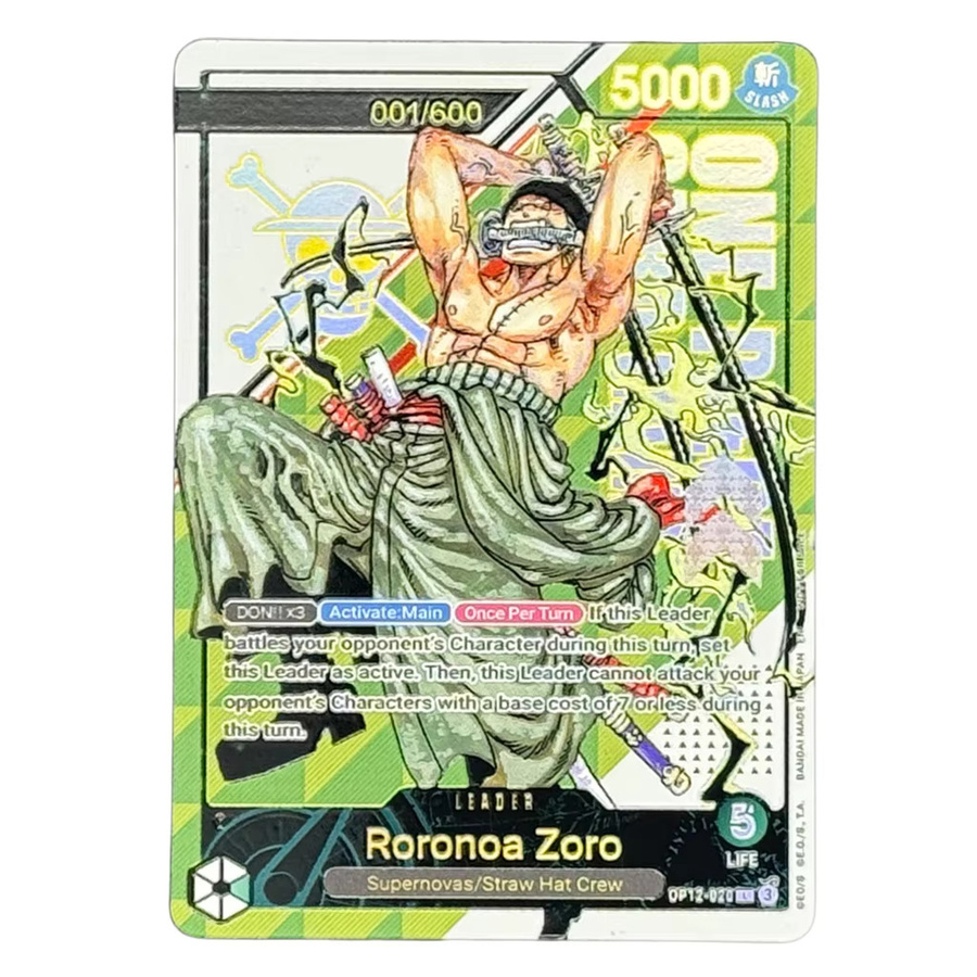 One Piece Bandai Zoro Leader-Karte, Grün, Englisch - Bild 3