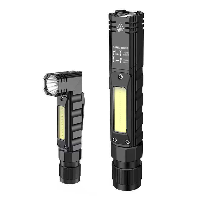 SUPERFIRE G19 LED-Kopf-Taschenlampe mit COB-Arbeitsleuchte und Magnetfunktion, wiederaufladbar, Schwarz - Bild 3