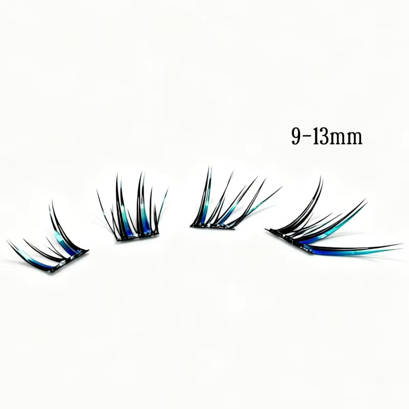 Mixiaohe Manga-Wimpern, Blueorangesilver, Unisex - Bild 5