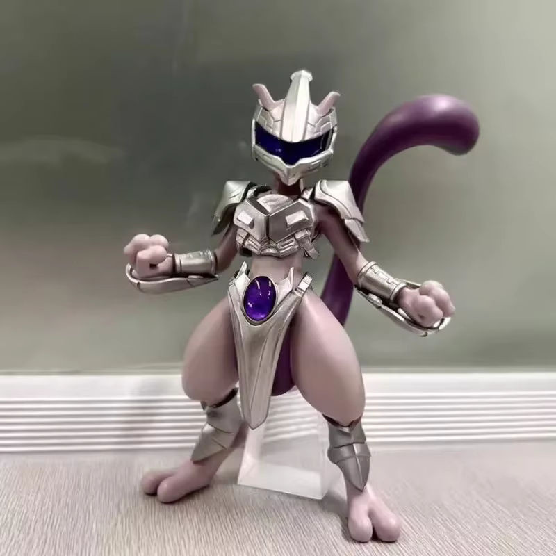 Pokemon Mewtwo Anime Figur in Lila, PVC Statue Modell für Sammler und Kinder, Höhe: 11 cm - Bild 3