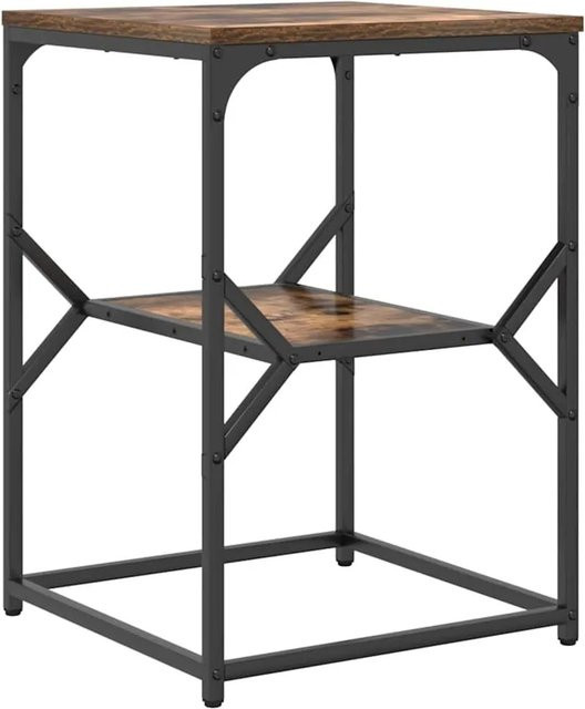 vidaXL Beistelltisch aus Holz in Geräuchert Eiche, Braun, B/T/H: 41 x 40 x 60 cm - Bild 1