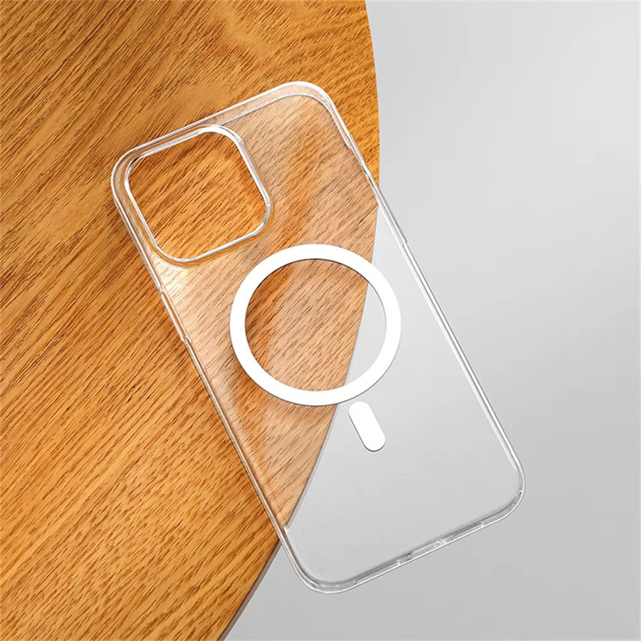 YX MagSafe iPhone Hülle aus transparentem Hart-PC, 1,0 mm ultradünne HD-Schutzhülle für iPhone 17 Pro Max, 16, 15, 14, 13, 12 und 17 Air, Farbe: Transparent - Bild 4