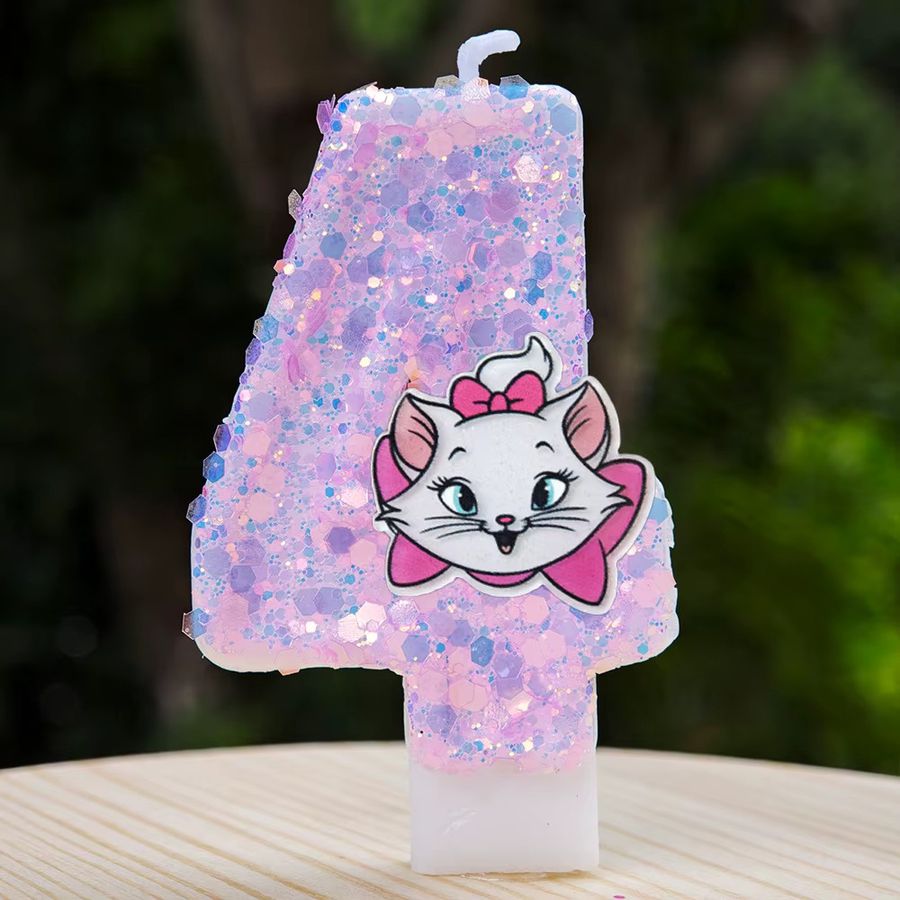 Disney Marie Katze Geburtstagskerzen Set für Kuchen und Torten zur Babyparty oder Geburtstagsdekoration - Bild 3