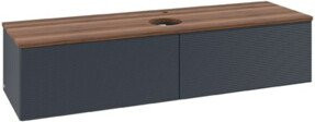 V&B Waschtischunterschrank Antao mit Frontstruktur in Weiß, B/T: 160 x 50 cm - Bild 1