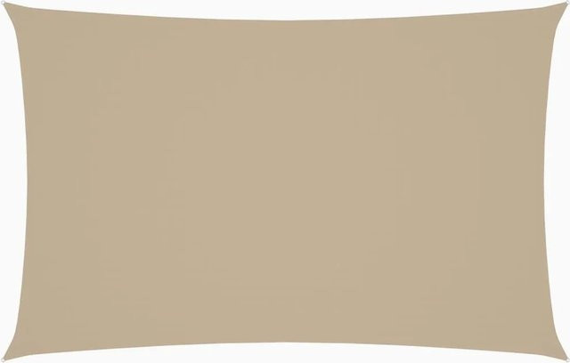 Furnicato Sonnensegel aus Oxford-Gewebe rechteckig in Beige, Breite: 450 cm, Tiefe: 200 cm - Bild 1