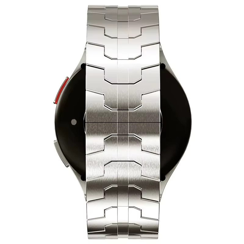 Luxucy Uhrenarmband Edelstahl, Silber, 22 mm, Unisex - Bild 2