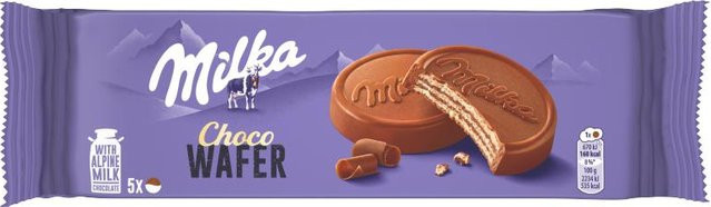 Milka Choco Wafer Waffel mit Kakaocreme und Vollmilchschokolade 5 x 30 g - Bild 1