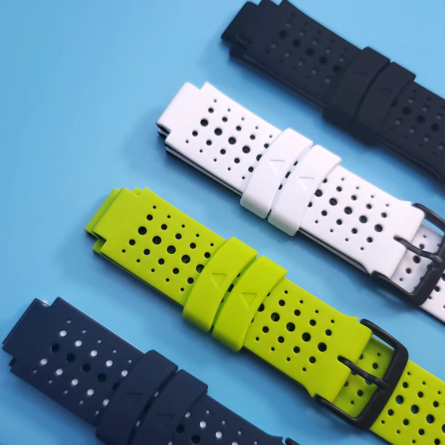 Uhrenarmband Silikon, zweifarbig, bunt - Bild 2