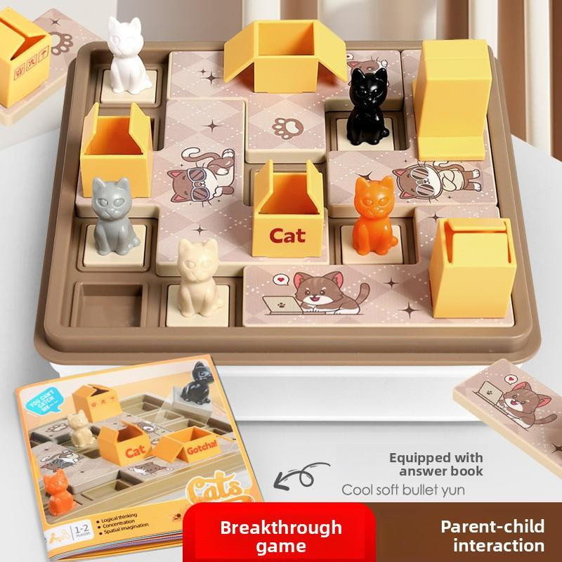 Yiran toy Versteckte Katze Puzzle violett 3-6 Jahre - Bild 2