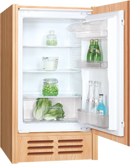 PKM Einbaukühlschrank KS130.0A++EB in Weiß mit Kompressor, automatischer Abtaufunktion und LED-Innenbeleuchtung - Bild 1