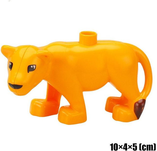 Große Bausteine Klassisches Tierparadies Haustiere Wildtiere Set - Bild 1