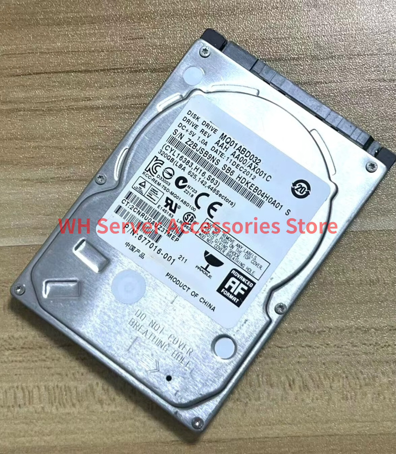 Toshiba MQ01ABD032 320GB 2,5 Zoll SATA HDD Laptop-Festplatte mit 5400 RPM und 8MB Cache - Bild 2