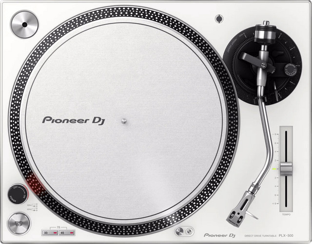 Pioneer DJ PLX-500 Direct Drive Plattenspieler in Weiß mit USB-C Anschluss - Bild 1