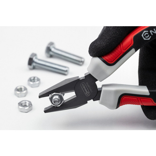 Connex Kombizange 3K aus Chrom-Vanadium in Schwarz, Rot und Grau, Länge: 160 mm - Bild 2