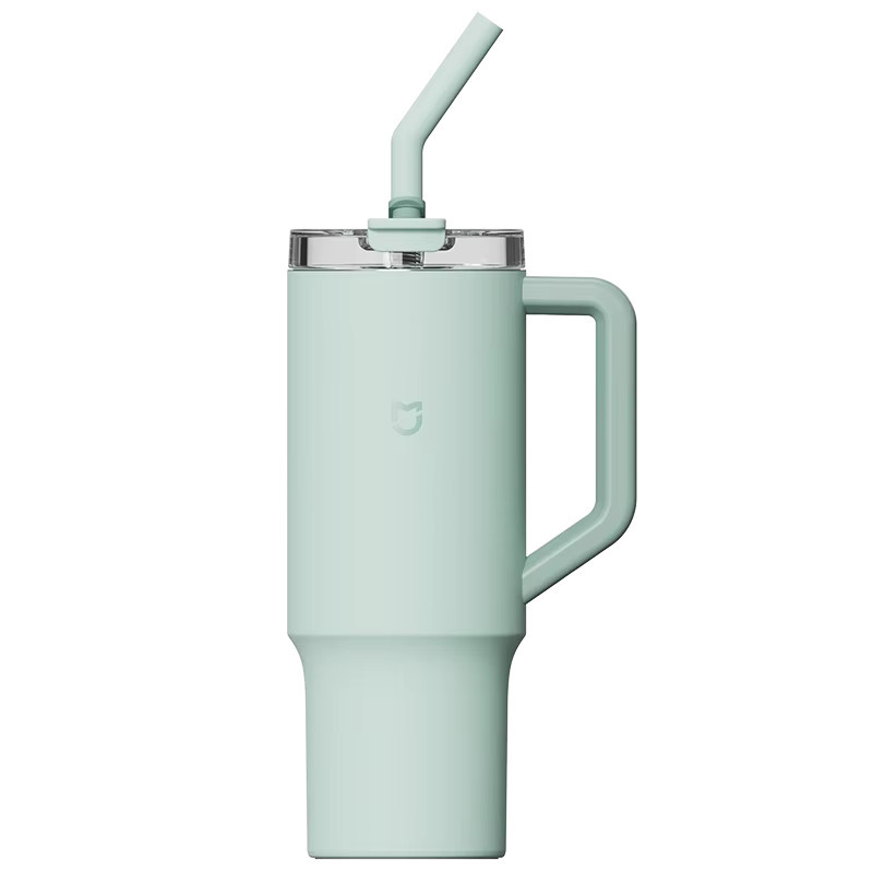 Xiaomi Strohhalmbecher aus 316L-Edelstahl mit Isolierung, 1 l, Weiß/Grün - Bild 5