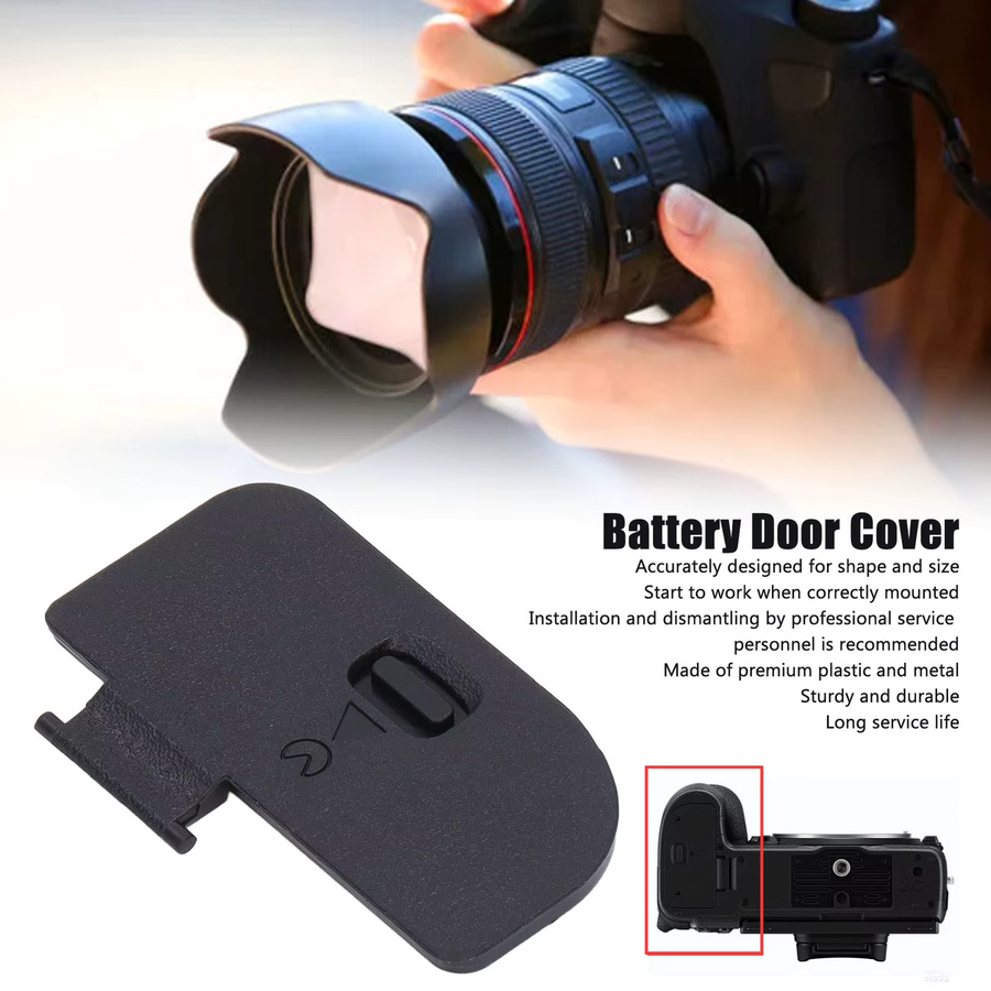 Nikon Batterie-Tür-Abdeckung Ersatzteil in Schwarz für Z7II, Z6II und Z6 Kameras - Bild 2