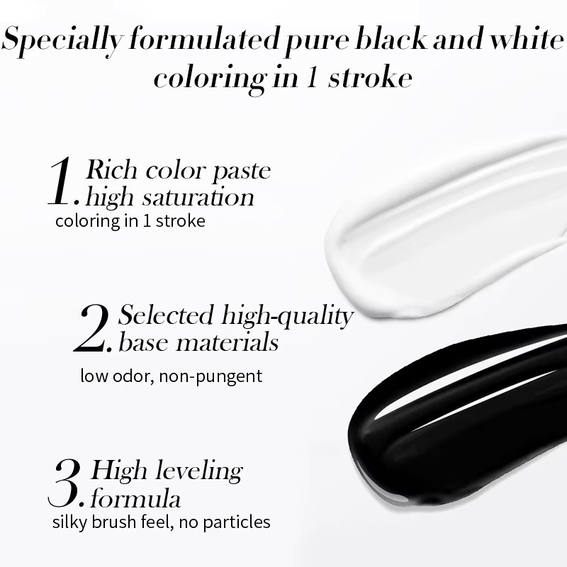 BORN PRETTY Gel-Nagellack, White, Glänzend - Bild 4