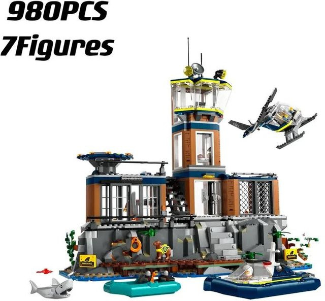LEGO City Polizeistation Seegefängnis Insel, Bauset, ab 6 Jahren - Bild 1