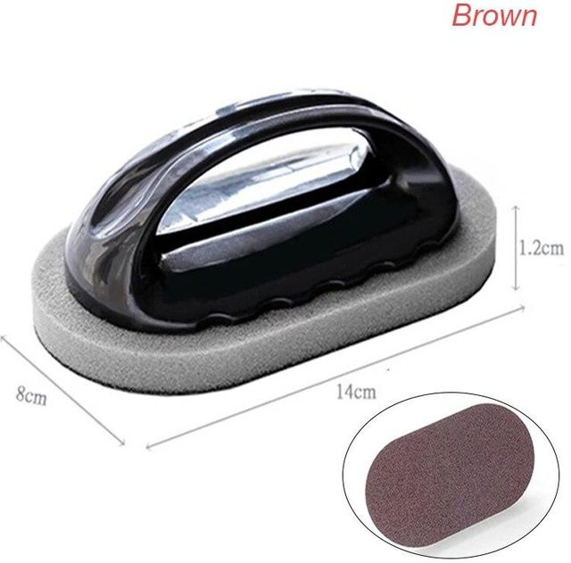 Fancy Homeware Magische Küchenschwammbürste aus Melamin und Mikrofaser in Braun - Bild 1