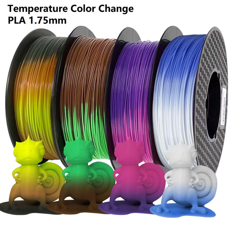 3D Maliang PLA Filament Temperatur-Farbwechsel 1,75 mm für FDM 3D-Drucker in Blau, Grün, Rot und Schwarz - Bild 3