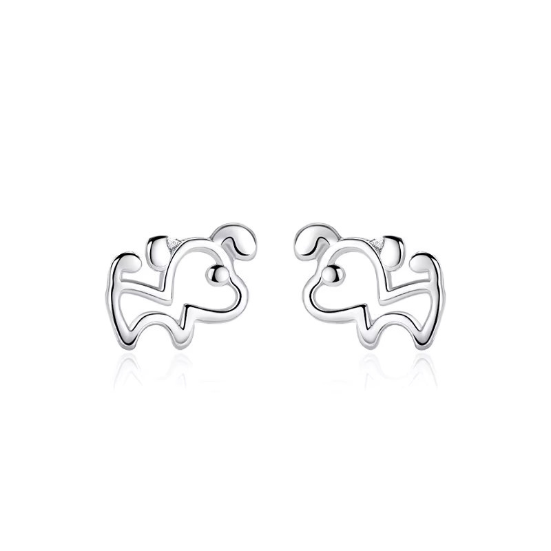 GaGa-Duck Ohrstecker, 925 Silber, Zwölf-Tierkreiszeichen-Welpen - Bild 5