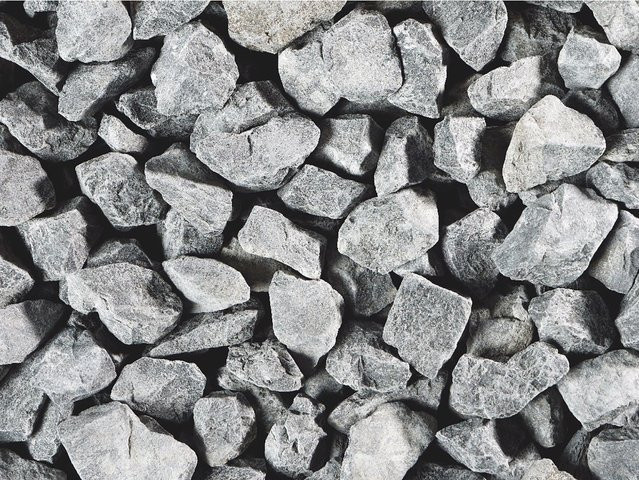 Scherf Basaltbruch Dekosteine Schwarz Grau 22 mm - 32 mm Big-Bag 1000 kg - Bild 1