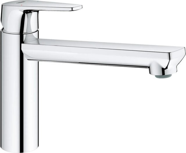 Grohe QuickFix Einhebel-Spültischarmatur Start Edge in Chrom mit schwenkbarem Auslauf für die Küche - Bild 1