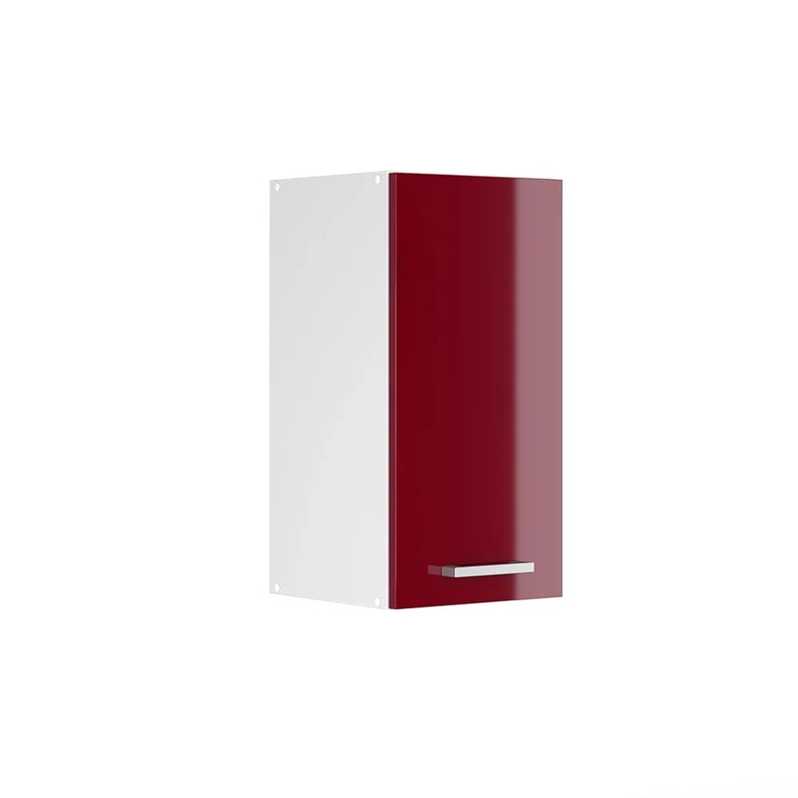 Vicco R-Line Hängeschrank Küchenschrank Hochglanz Bordeaux/Weiß B: 30 cm, H: 60 cm, T: 31 cm - Bild 2