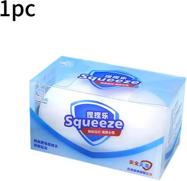 Seifenball Squishy Seife Stressball Fidget Spielzeug, Runde Blöcke - Bild 1