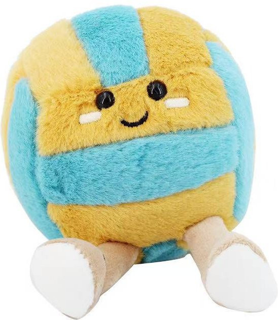 Anhänger Volleyball Rucksack Plüschtier, Cartoon Anime, 12cm, blue, Unisex - Bild 1