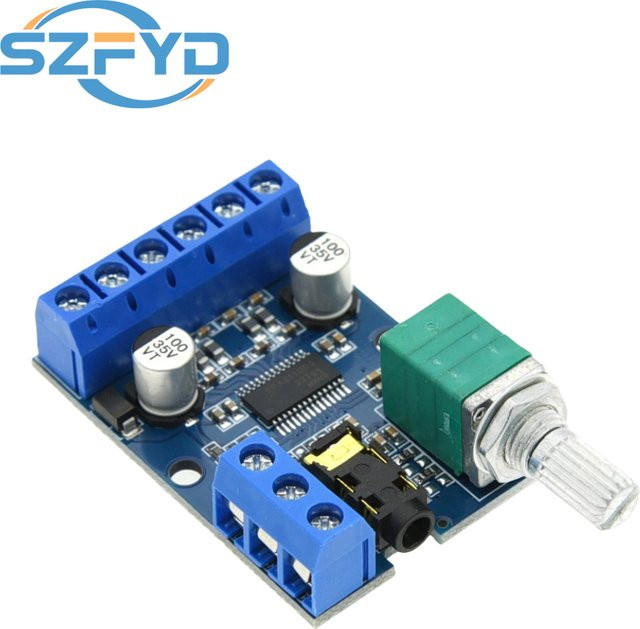SZFYDOSH DY-AP3015 Klasse D Zweikanal-Hochleistungs-Stereo-Digitalverstärkerplatine mit einstellbarem Lautstärkepotentiometer, 30 W, DC 8–24 V - Bild 1